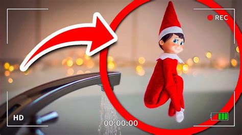 elf on the shelf clip|elf on the shelf videos caught moving.